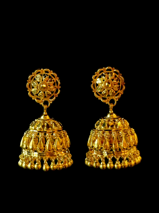 22K Gold Ladies Earrings