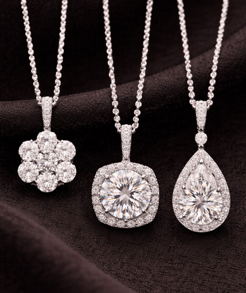 Shop Diamond Pendants in Canada | Punjab Jewellers