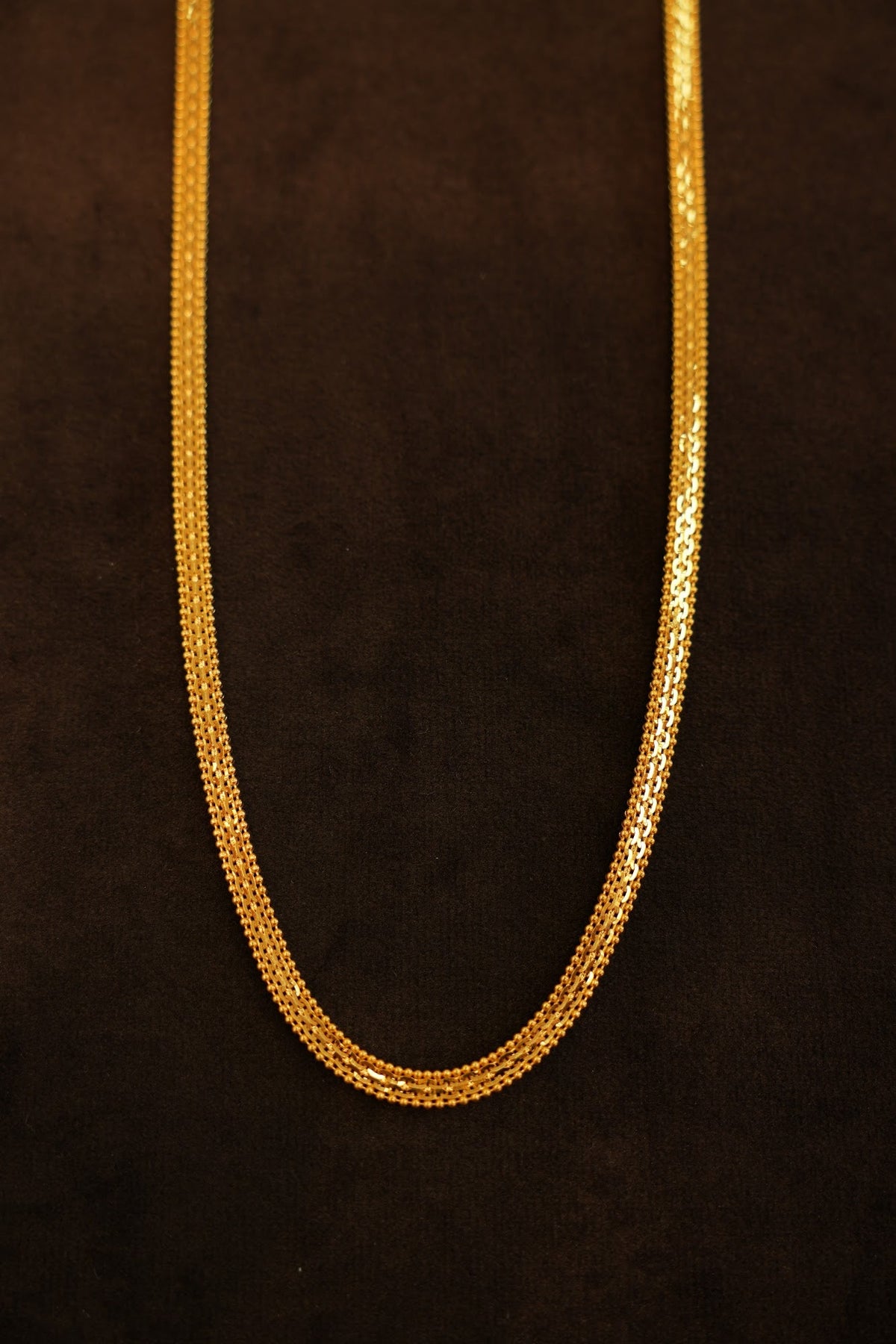 22K Gold Multi-Row Box Link Chain