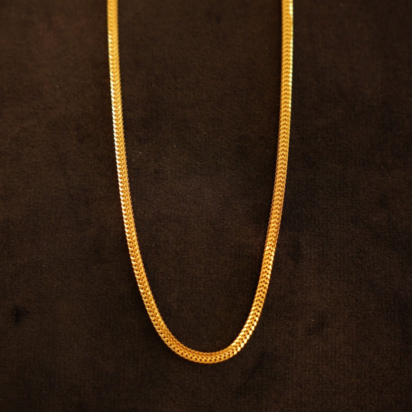 22K Gold Herringbone Chain