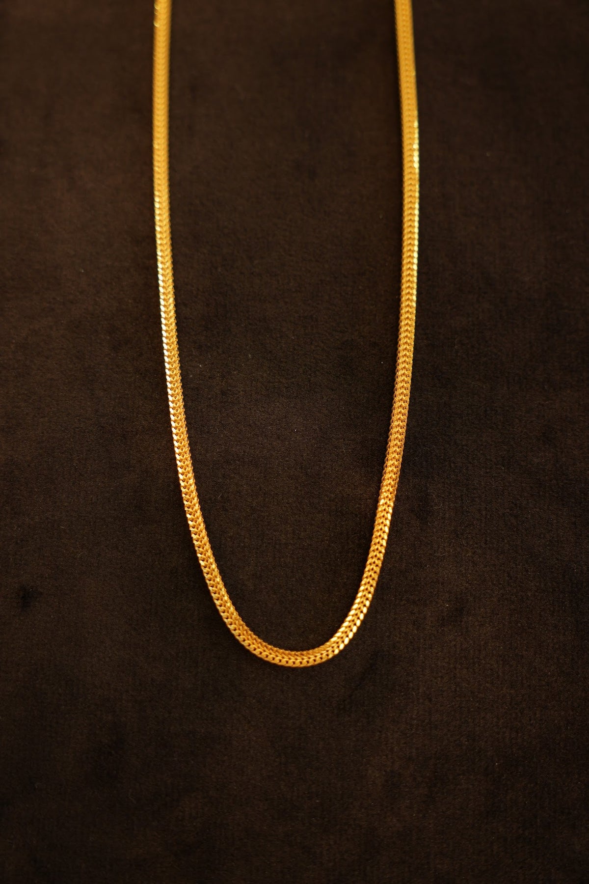 22K Gold Herringbone Chain