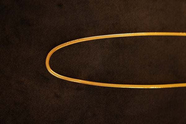 22K Gold Herringbone Chain