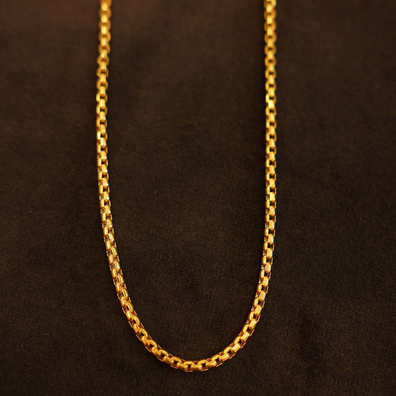 22K Gold Box Chain