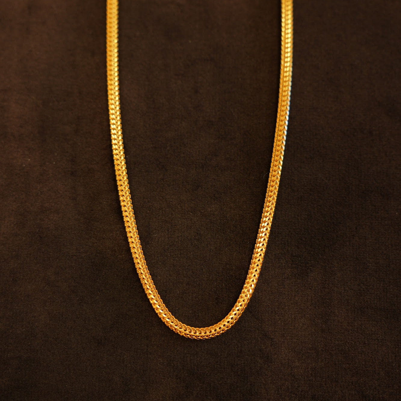 22K Gold Designer Men's Dragon Chain (20 Inches)