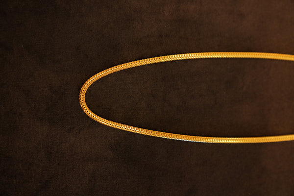 22K Gold Designer Men's Dragon Chain (22 Inches)