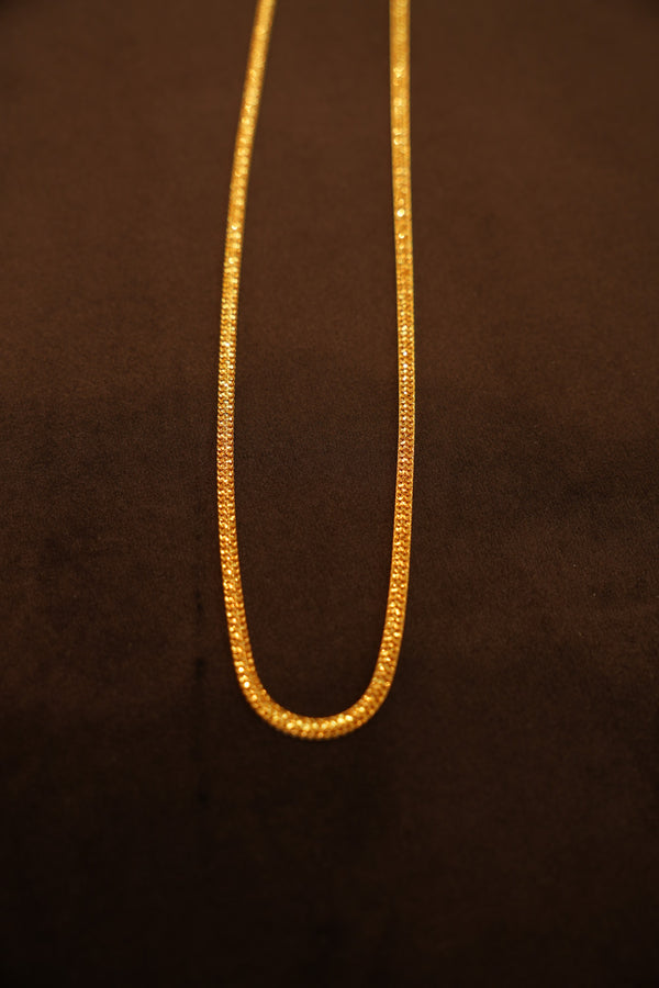 22K Gold Sparkle Rope Chain