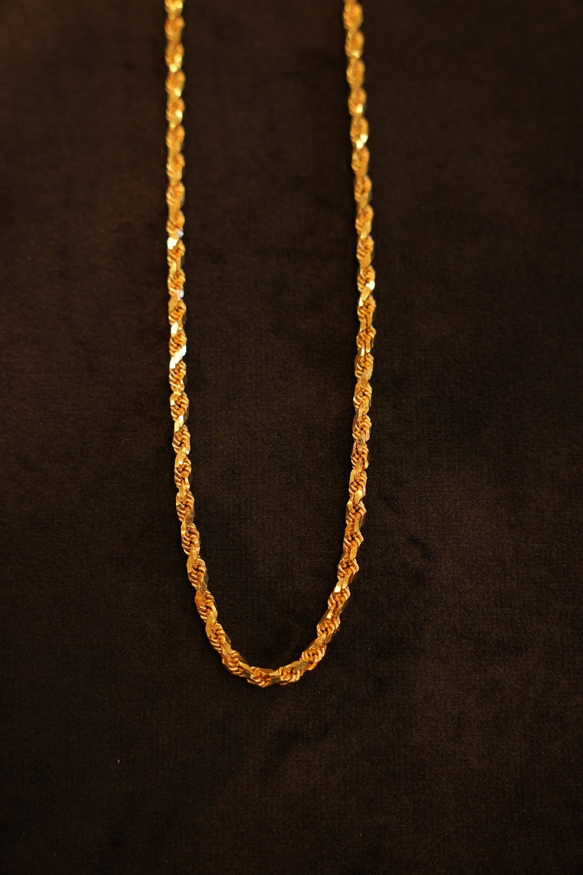 22K Gold Rope Chain