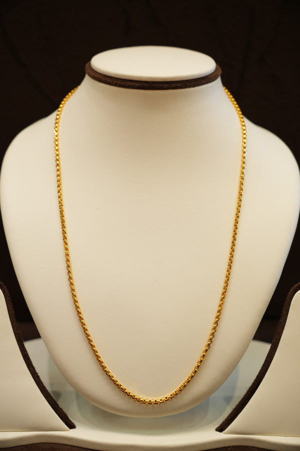 22K Gold Box Chain