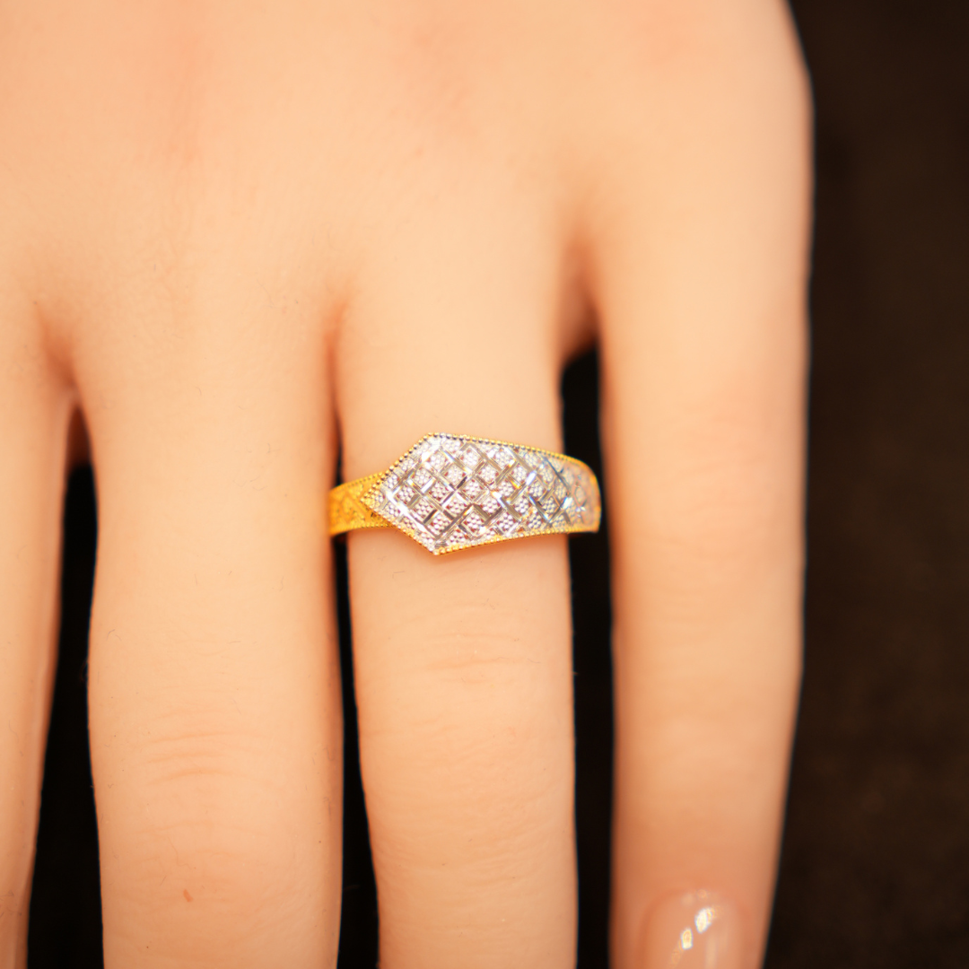 22K Two Tone Ring