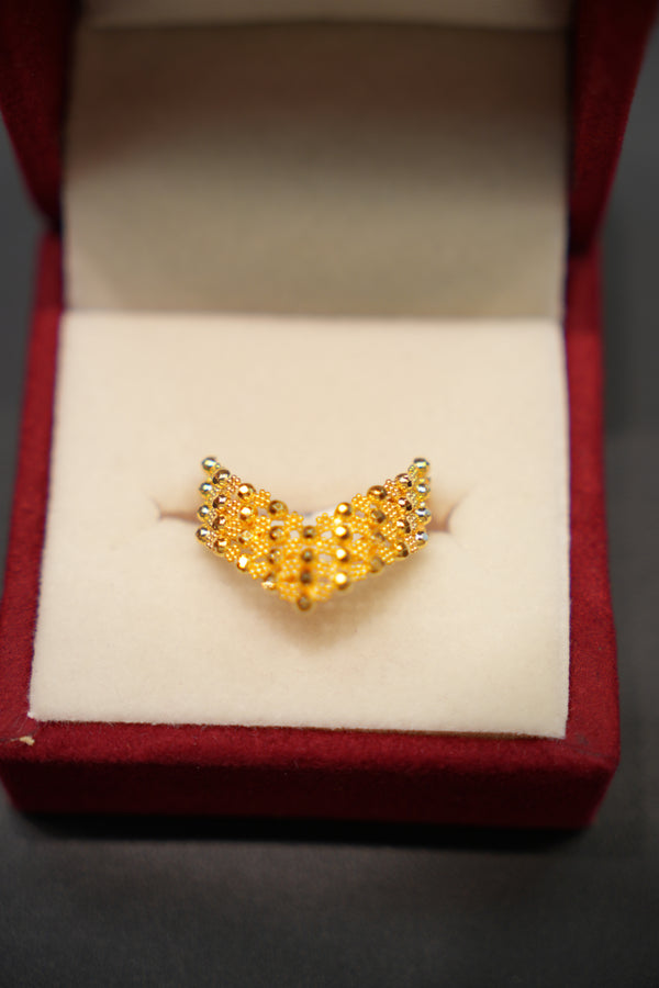 22K Gold Chic Ladies Ring