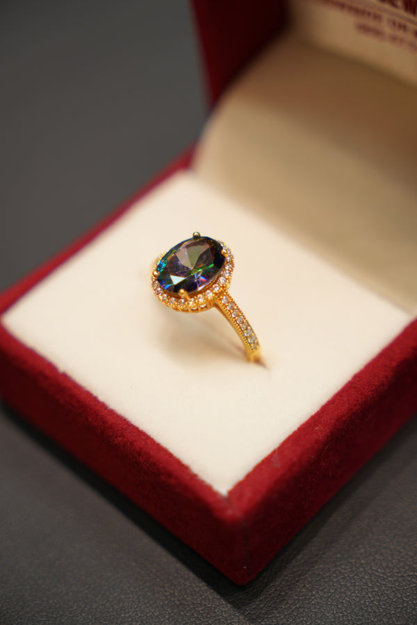 22K Gold Ethnic Ladies Ring