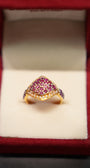 22K Gold Modern Ladies Ring
