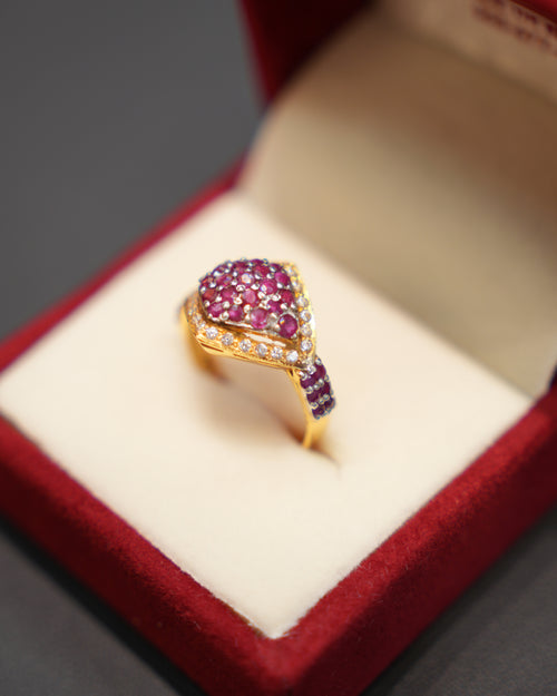 22K Gold Ladies Ring