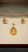 22K Gold Designer Pendant Set