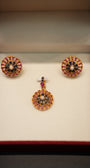 22K Gold Ladies Pendant Set