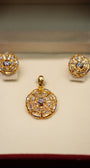 22K Gold Fashion Pendant Set