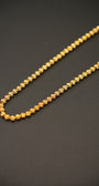 Stylish diamond-studded gold necklace
