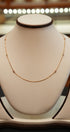 gold chain necklace with diamond accents