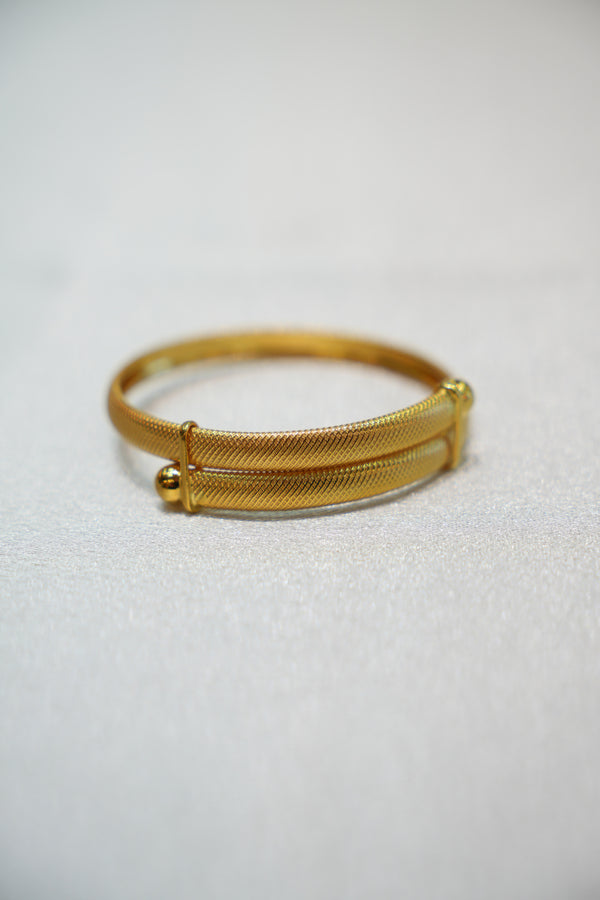 22K Gold Plain Baby Bangle