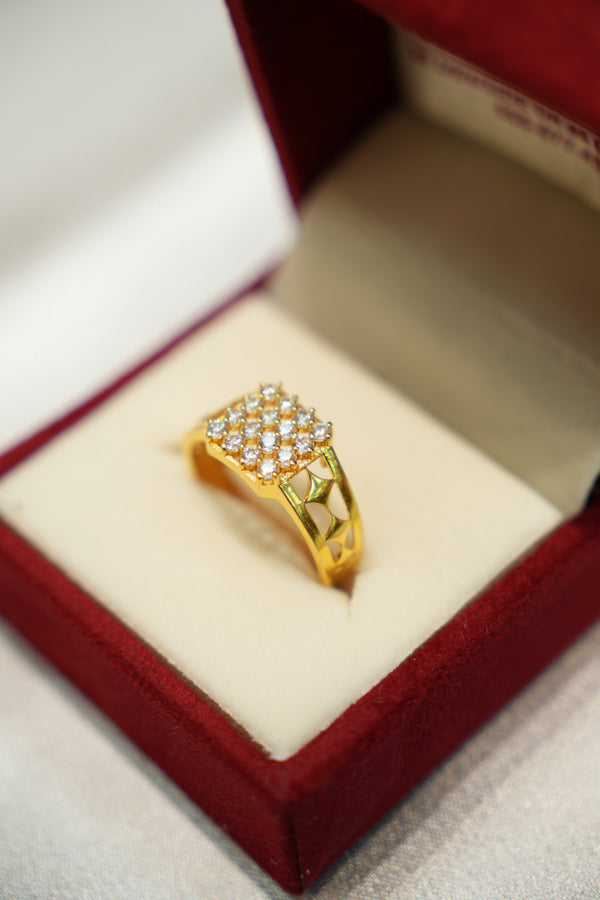 22K Gold Urban Mens Ring