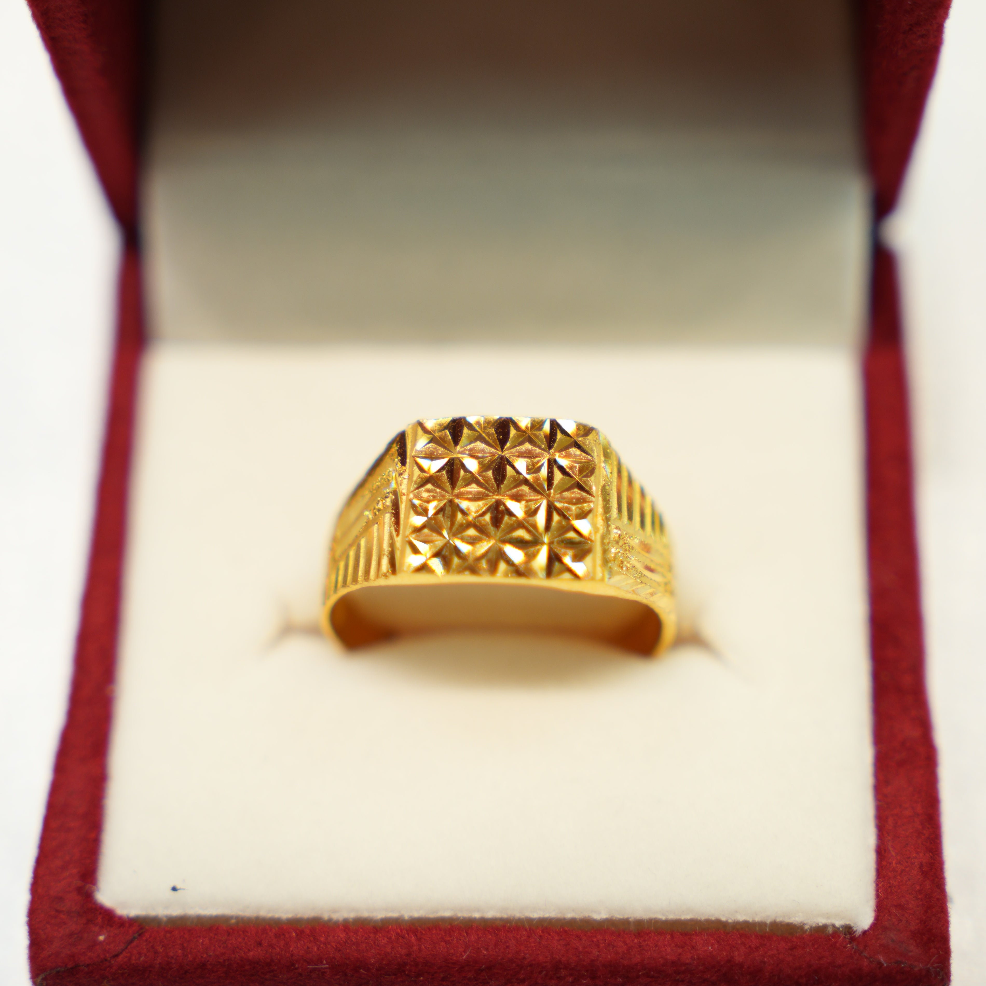 22K Gold Exclusive Mens Ring