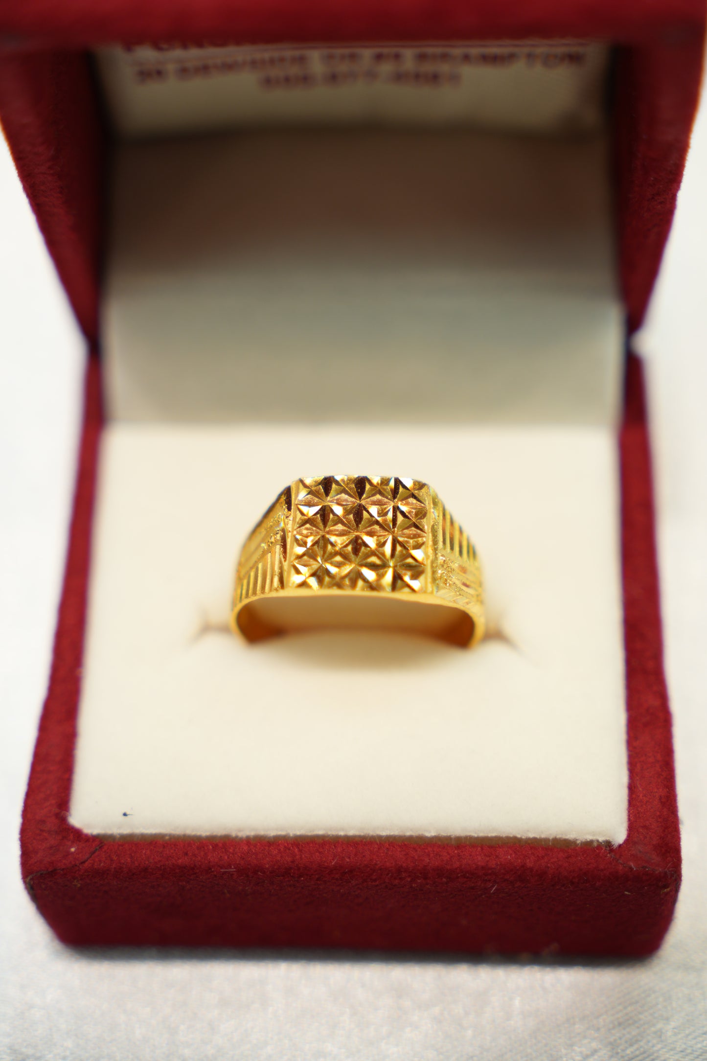 22K Gold Men's Ring