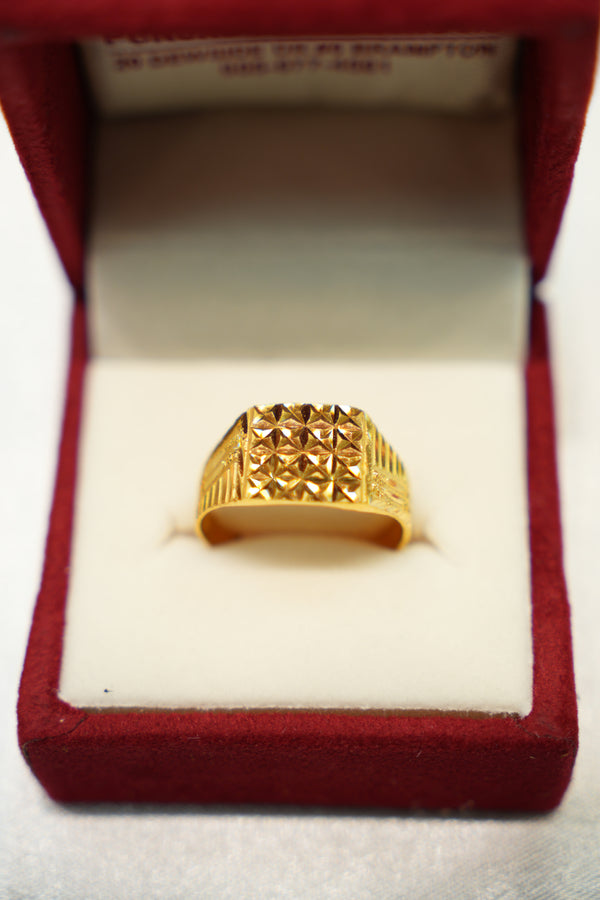 22K Gold Exclusive Mens Ring