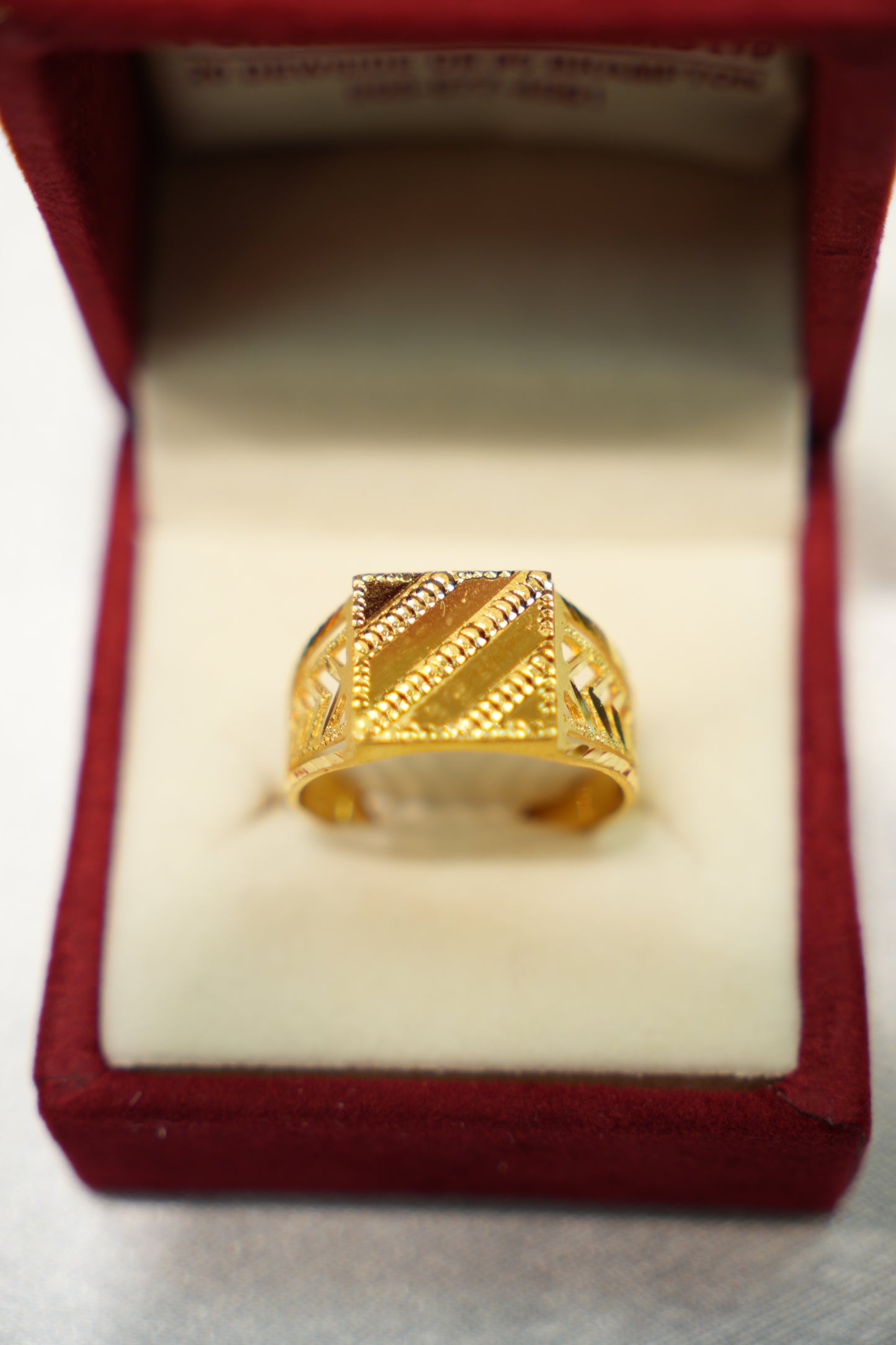 22K Gold Men's Ring