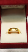 Designer round hoop earrings in gold