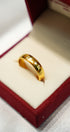 22K yellow gold hoop earrings product image