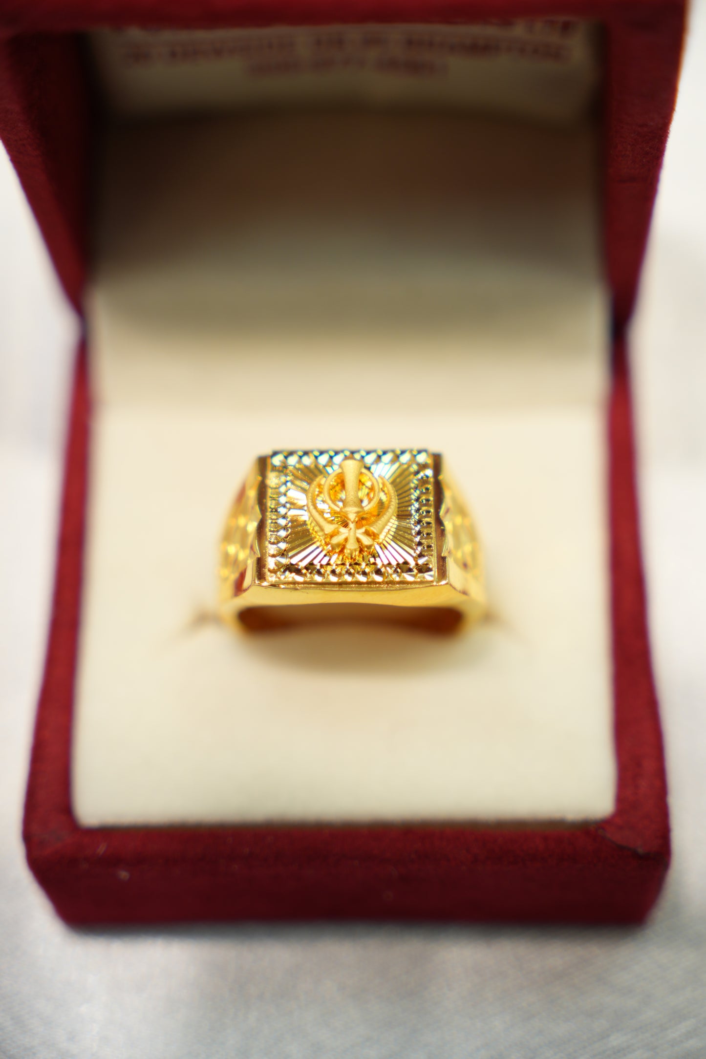22K Gold Men's Ring