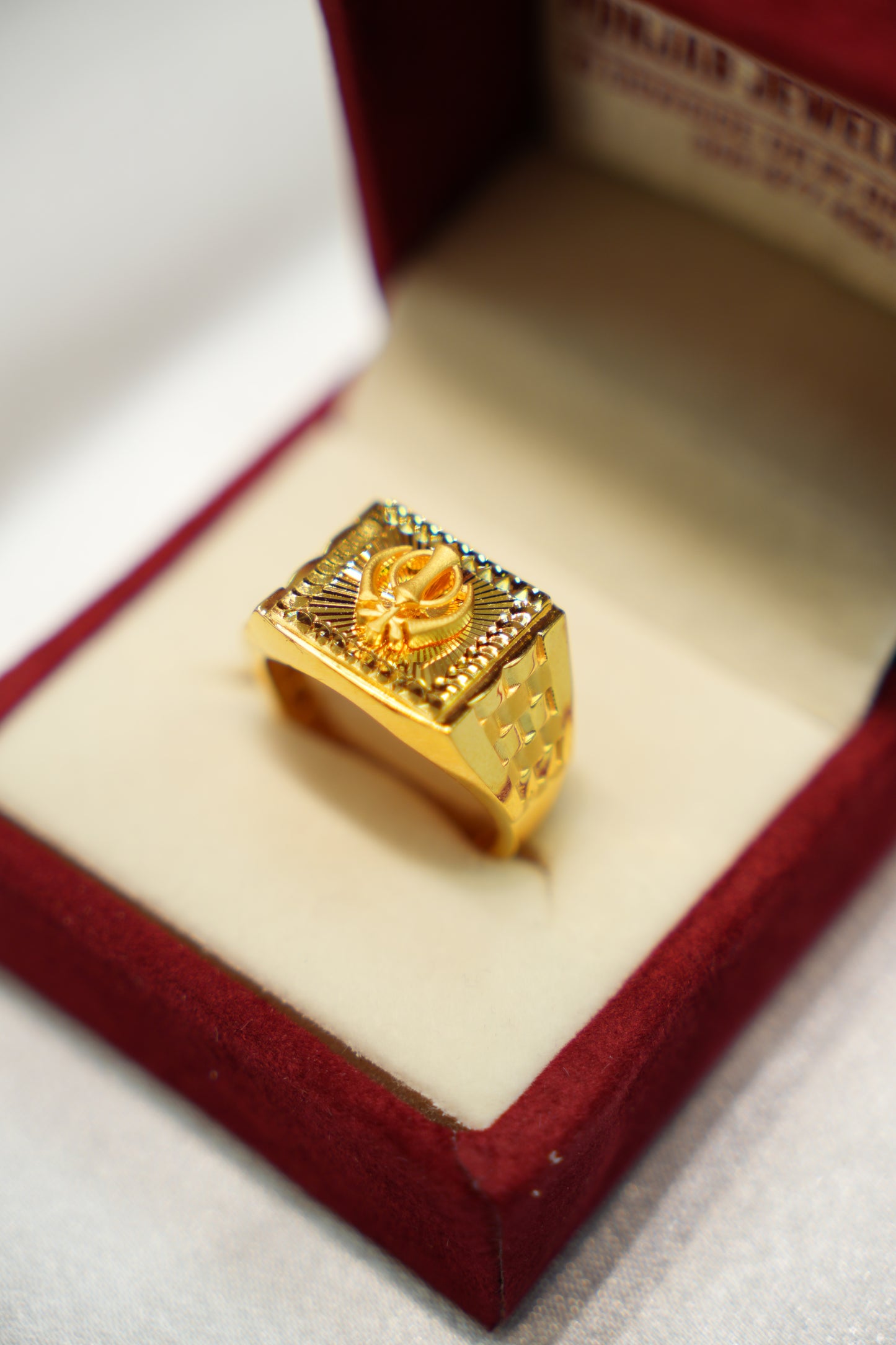 22K Gold Men's Ring