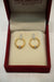 22K Gold Ladies Hoop Earrings