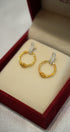 Everyday wear gold hoop earrings