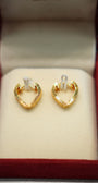 22K Gold Party Wear Hoops