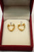 22K Gold Ladies Hoop Earrings