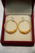 22K Gold Ladies Hoop Earrings