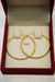 22K Gold Ladies Hoop Earrings