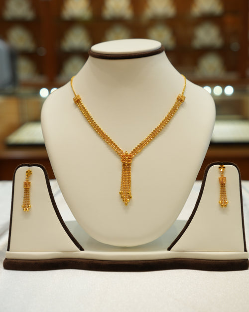 22Kt Gold Ladies Necklace