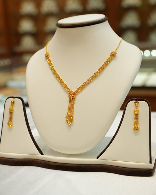 22Kt Gold Ladies Necklace