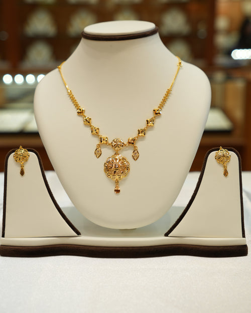 22Kt Gold Ladies Necklace