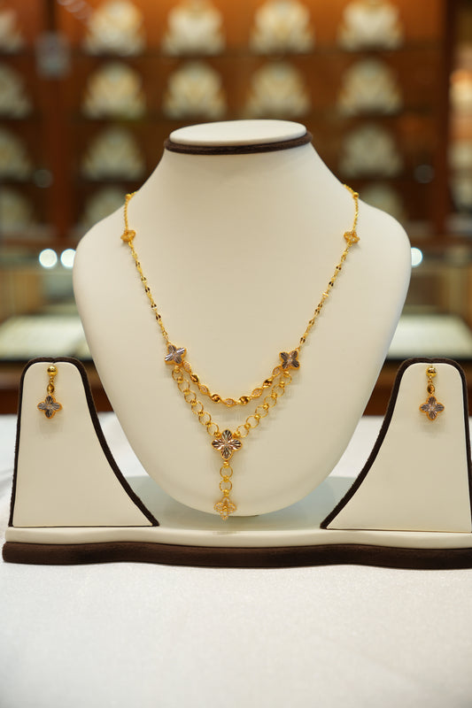 22Kt Gold Ladies Necklace