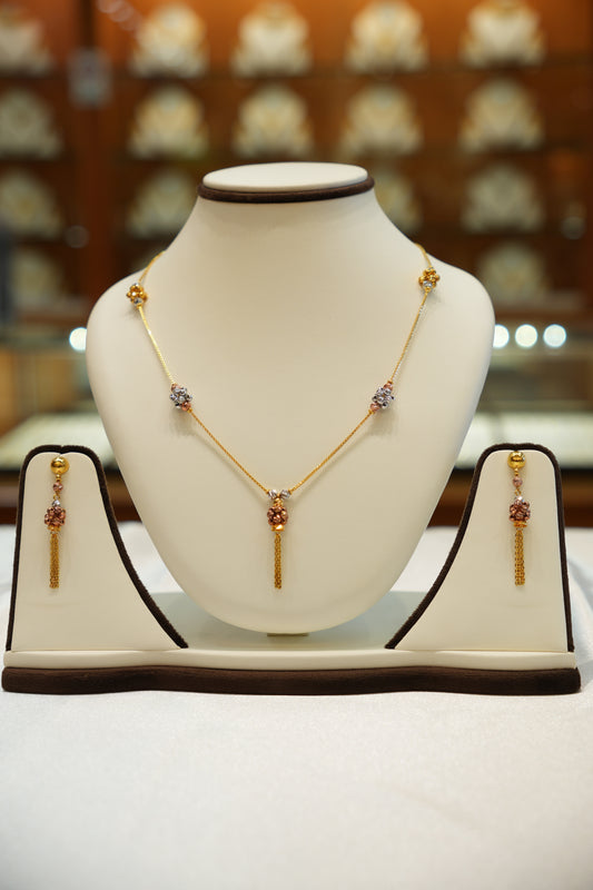 22Kt Gold Ladies Necklace