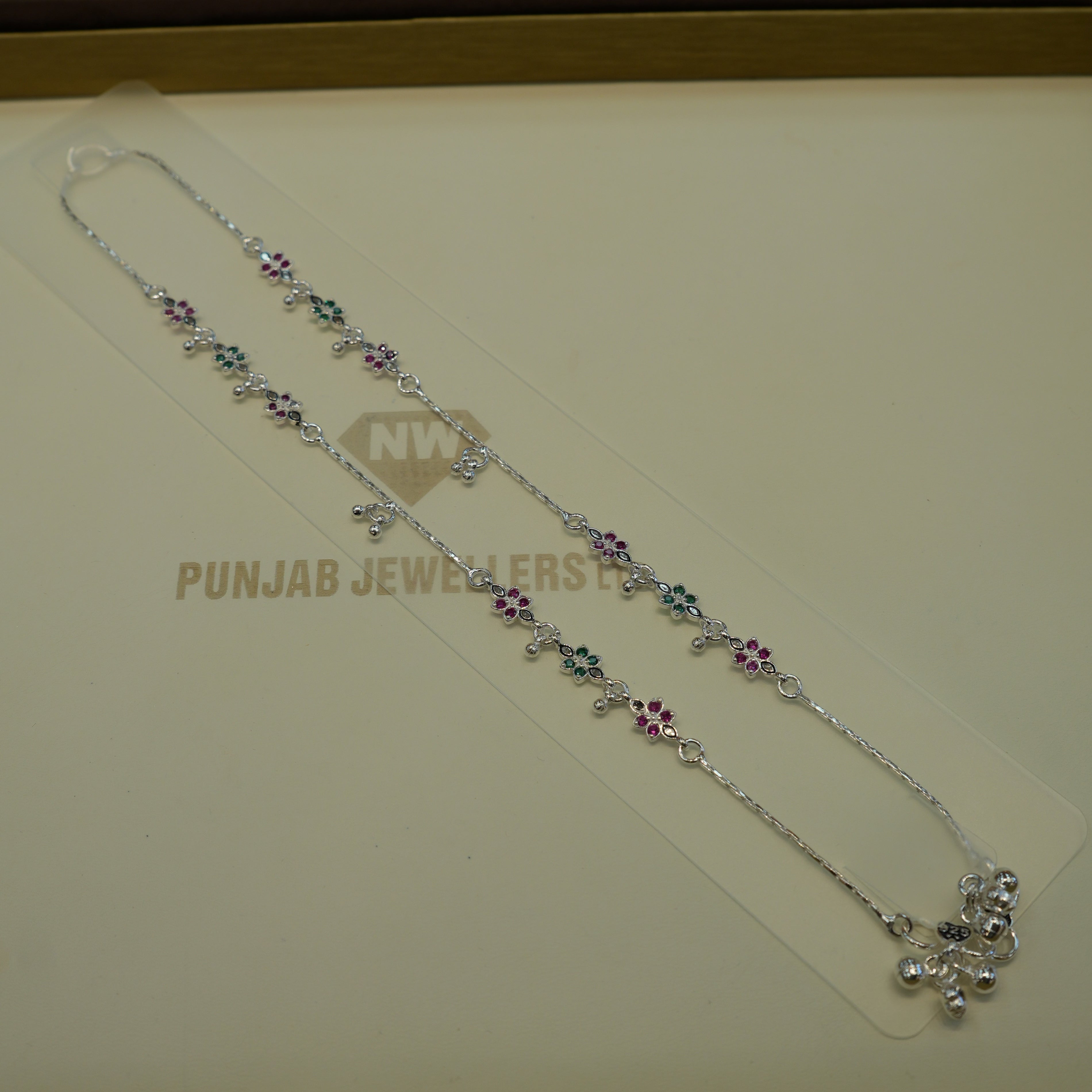 Silver Fashion Anklets