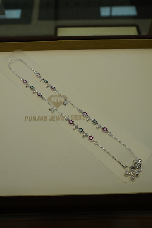 Silver Anklets