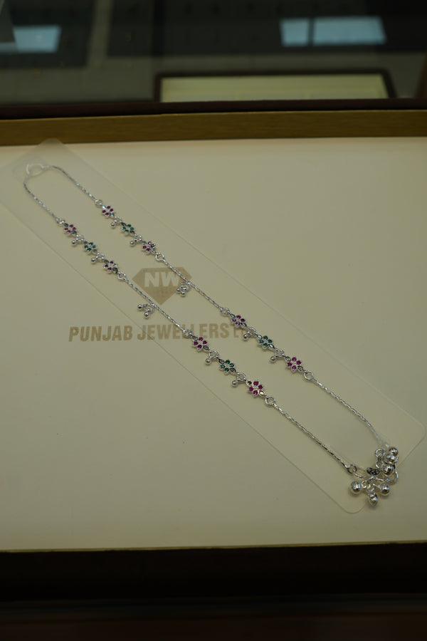Silver Fashion Anklets