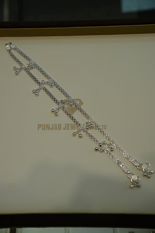 Silver Anklets