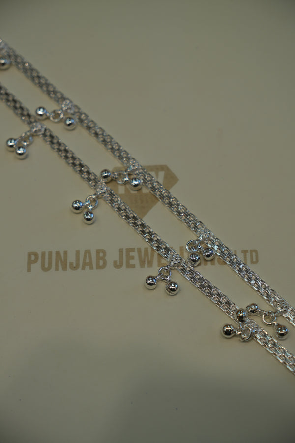 Silver Anklets