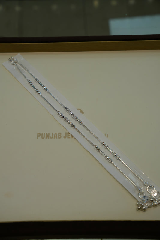 Silver Anklets