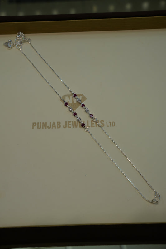Silver Anklets
